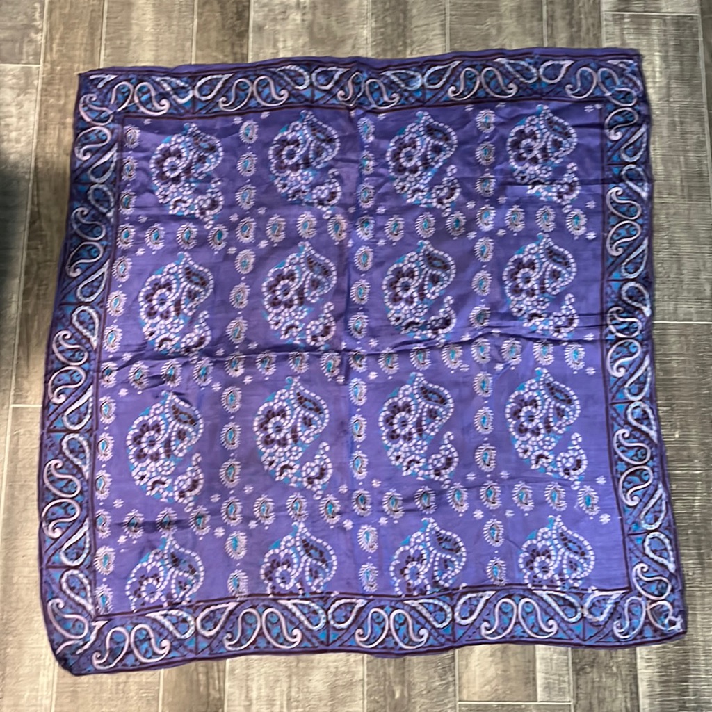 Vintage Karavan 100 Silk Scarf